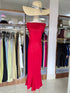 Women Mesh Bodycon Off-Shoulder Long Flare Dresses